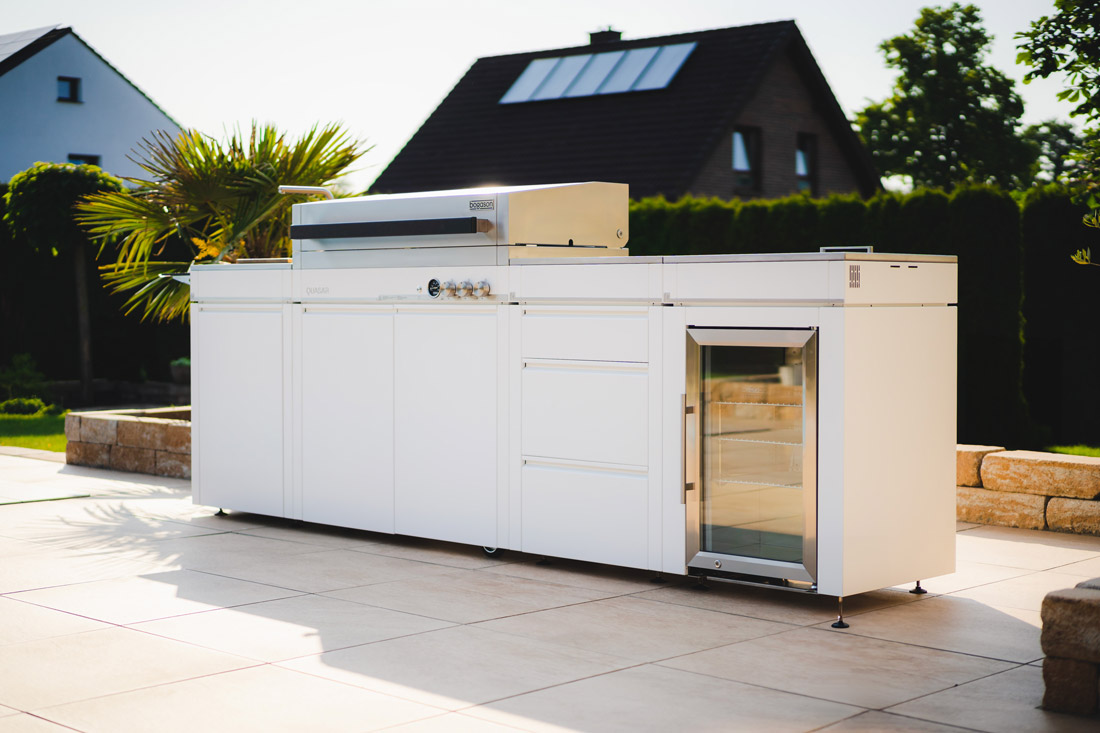 Outdoor Küche – weiß