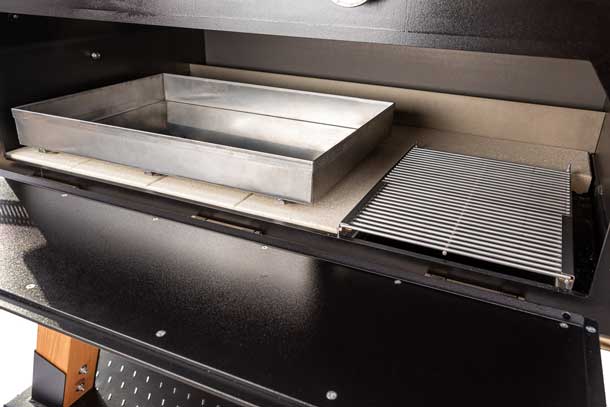 MERKLINGER 1200 mit Edelstahlwanne und Grillrost.