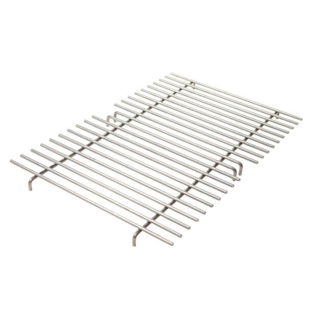 Rechteckiger Edelstahl-Grillrost mit Anlegefüßen