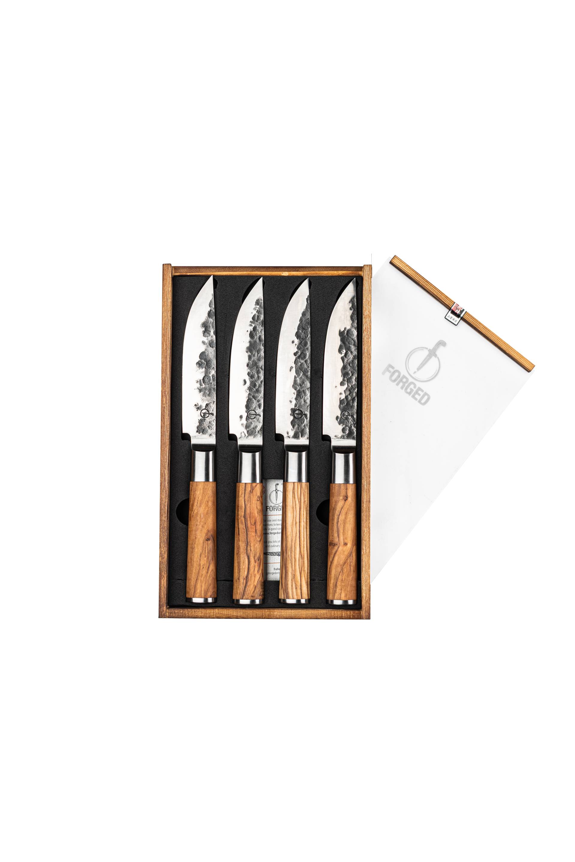 Forged Steakmesser Set XXL Kollektion Olive