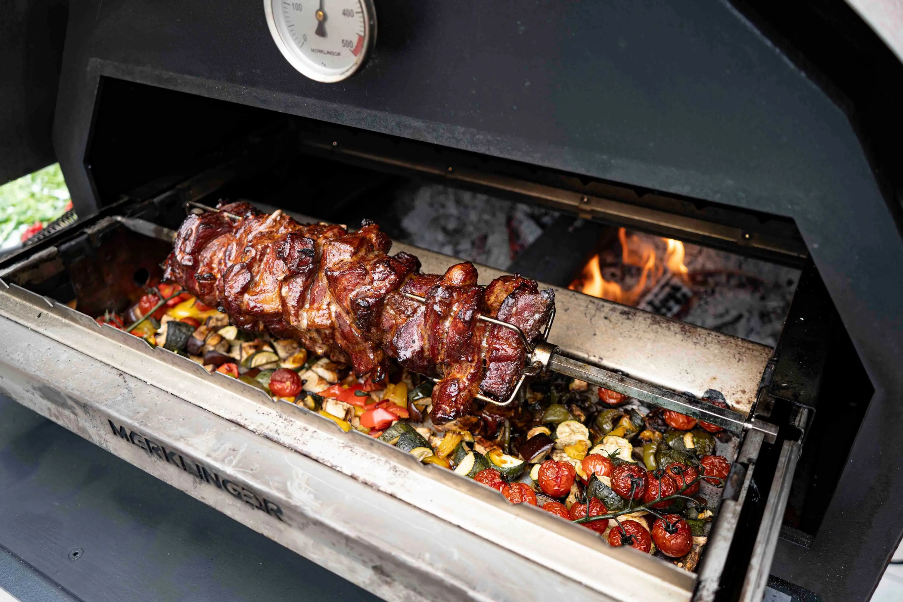 Merklinger Outdoor Rotisserie 